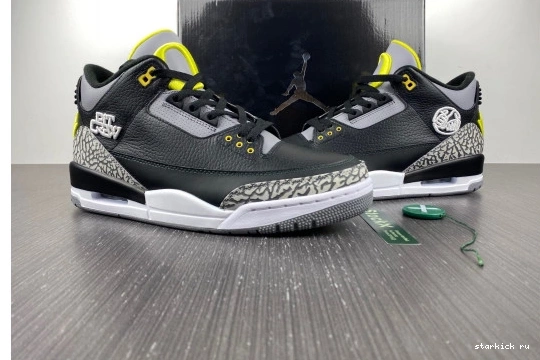 HO11-MNJDLS-5 3 Crew HO11-MNJDLS-5 Retro Pit Black Jordan Oregon Ducks 1109
